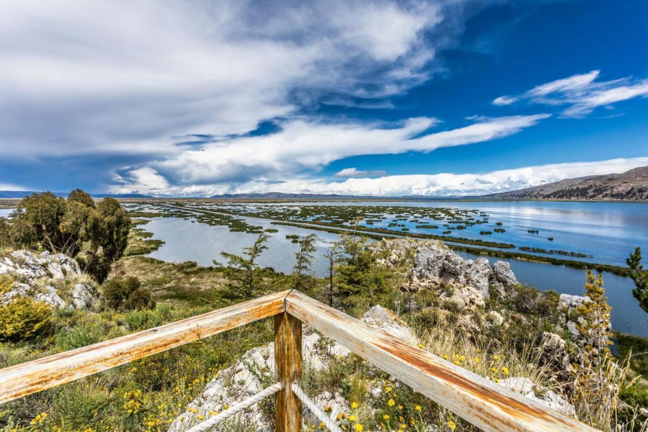 Ghl Hotel Lago Titicaca Puno Exterior photo View of the lagoon from the viewpoint