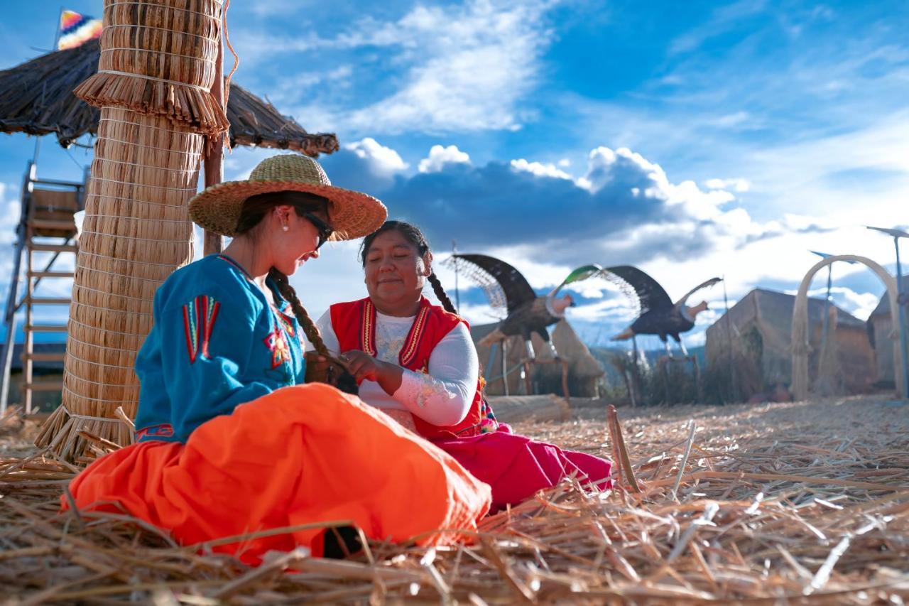 Ghl Hotel Lago Titicaca Puno Exterior photo The floating islands of the Uros