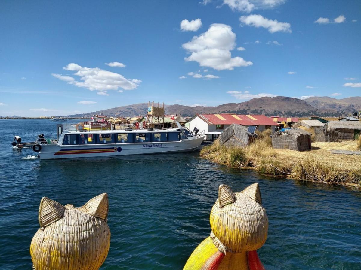 Ghl Hotel Lago Titicaca Puno Exterior photo View of the port of San Pedro de Tiquina