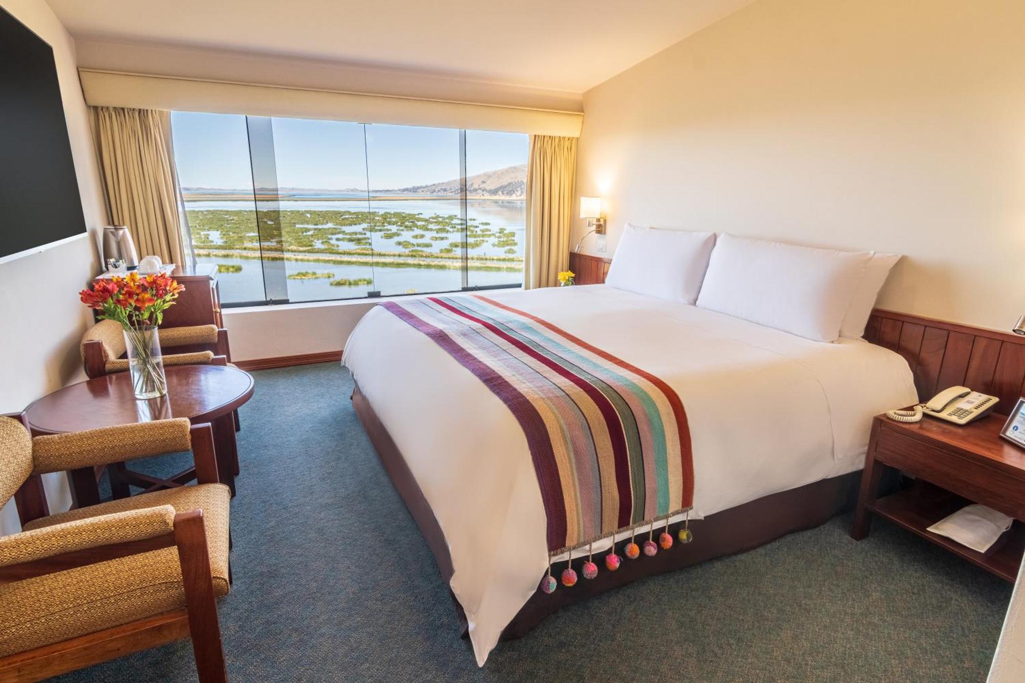 Ghl Hotel Lago Titicaca Puno Exterior photo A room at the hotel