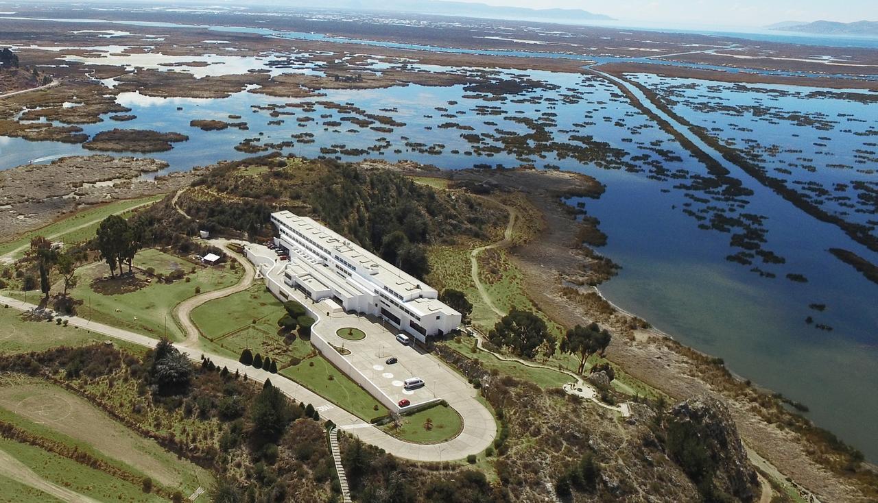 Ghl Hotel Lago Titicaca Puno Exterior photo Aerial view of the Salk Institute